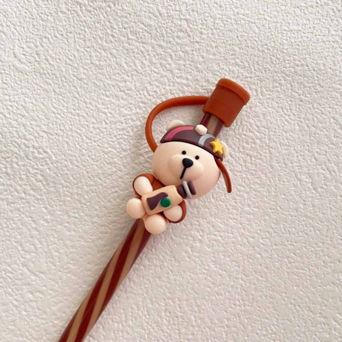 Not Starbucks product, Coffee Bear Topper, ONLY topper ,DONOT include Straw , DONOT sell alone loveinstarbucks loveinstarbucks