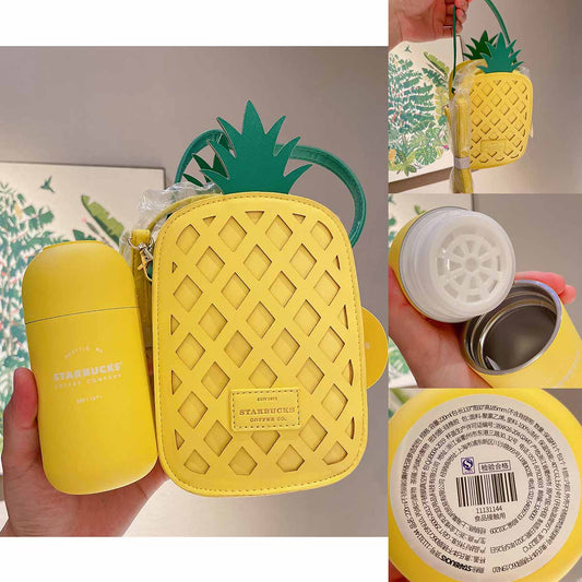 Starbucks China 2021 Colorful jungle Stainless steel capsule cup with bag 550ml Starbucks loveinstarbucks