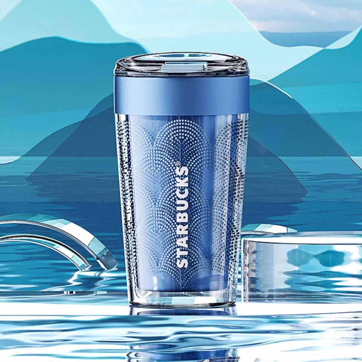 Starbucks China 2024 online cyan series Vintage Companion Cup 410ml loveinstarbucks loveinstarbucks