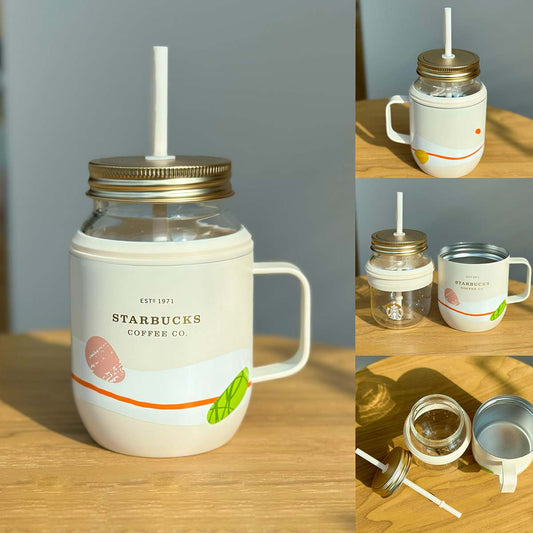 Starbucks tumbler China 2023 Natural series Stainless steel mug and glass straw cup 490ml Starbucks loveinstarbucks