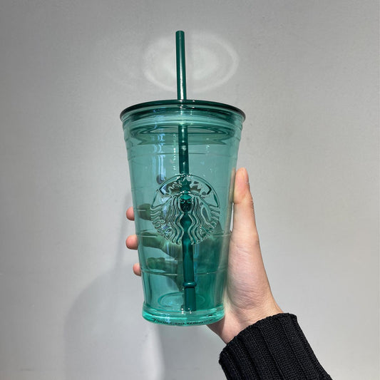 Starbucks tumbler China Summer Green Classic Glass Straw siren straw cold glass 16oz Starbucks loveinstarbucks