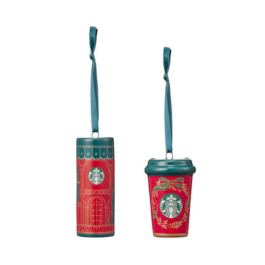 Starbucks Korea 2023 Christmas series Red ornament set Starbucks loveinstarbucks