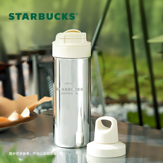 2023 China Starbucks kambukka double lid Mirror series stainless steel cup 500ml Starbucks loveinstarbucks