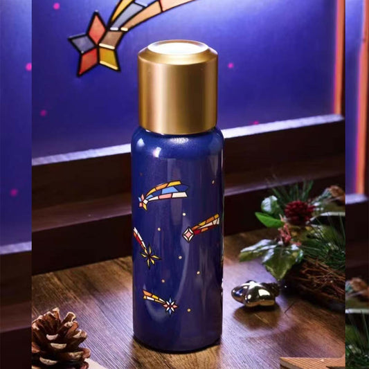 Starbucks China 2024 Christmas Colorful Kaleidoscope Series Magnetic covered stainless steel insulated cup 500ml Starbucks loveinstarbucks