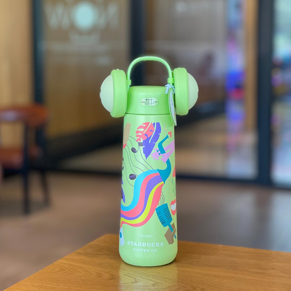 Starbucks China 2023 Music Carnival Series Earphone style stainless steel insulated cup 640ml Starbucks loveinstarbucks