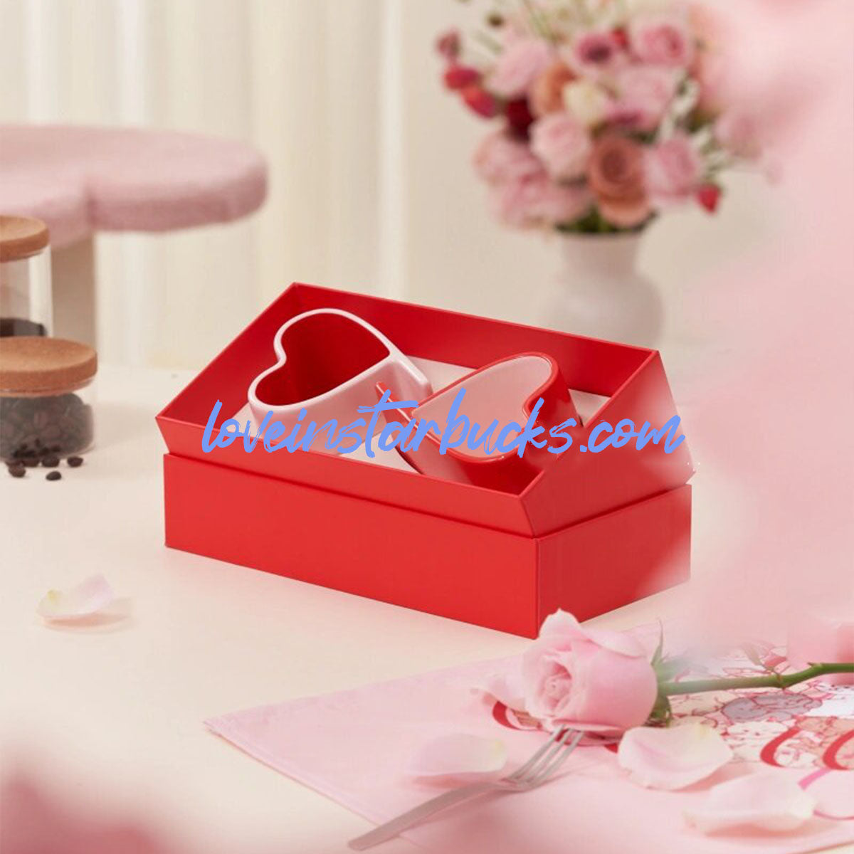 Starbucks China 2024 Valentine's Day Love ceramic pair cup 177ml loveinstarbucks loveinstarbucks