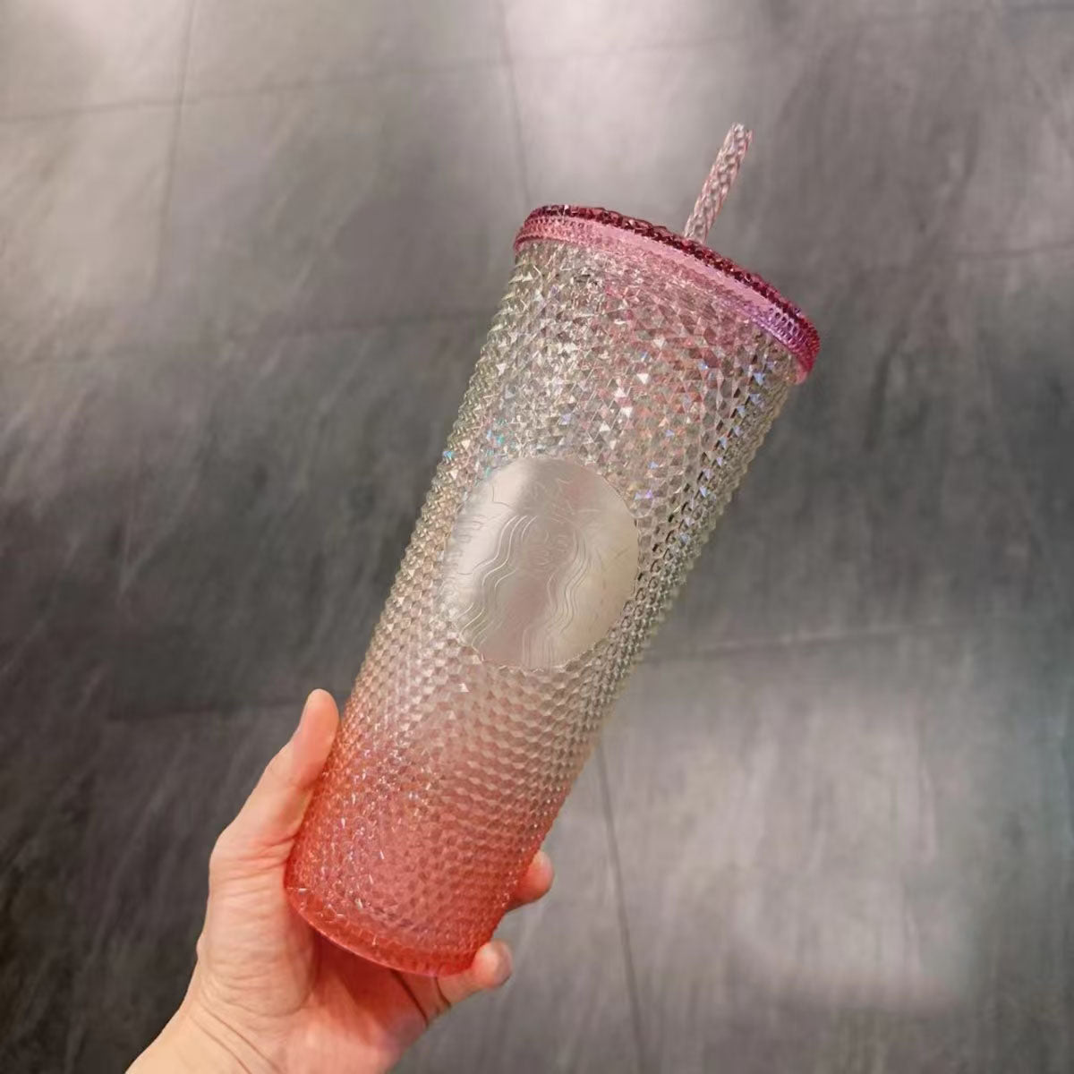 Starbucks Taiwan 2024 Alpaca series pink Beige straw cup 20oz Starbucks loveinstarbucks