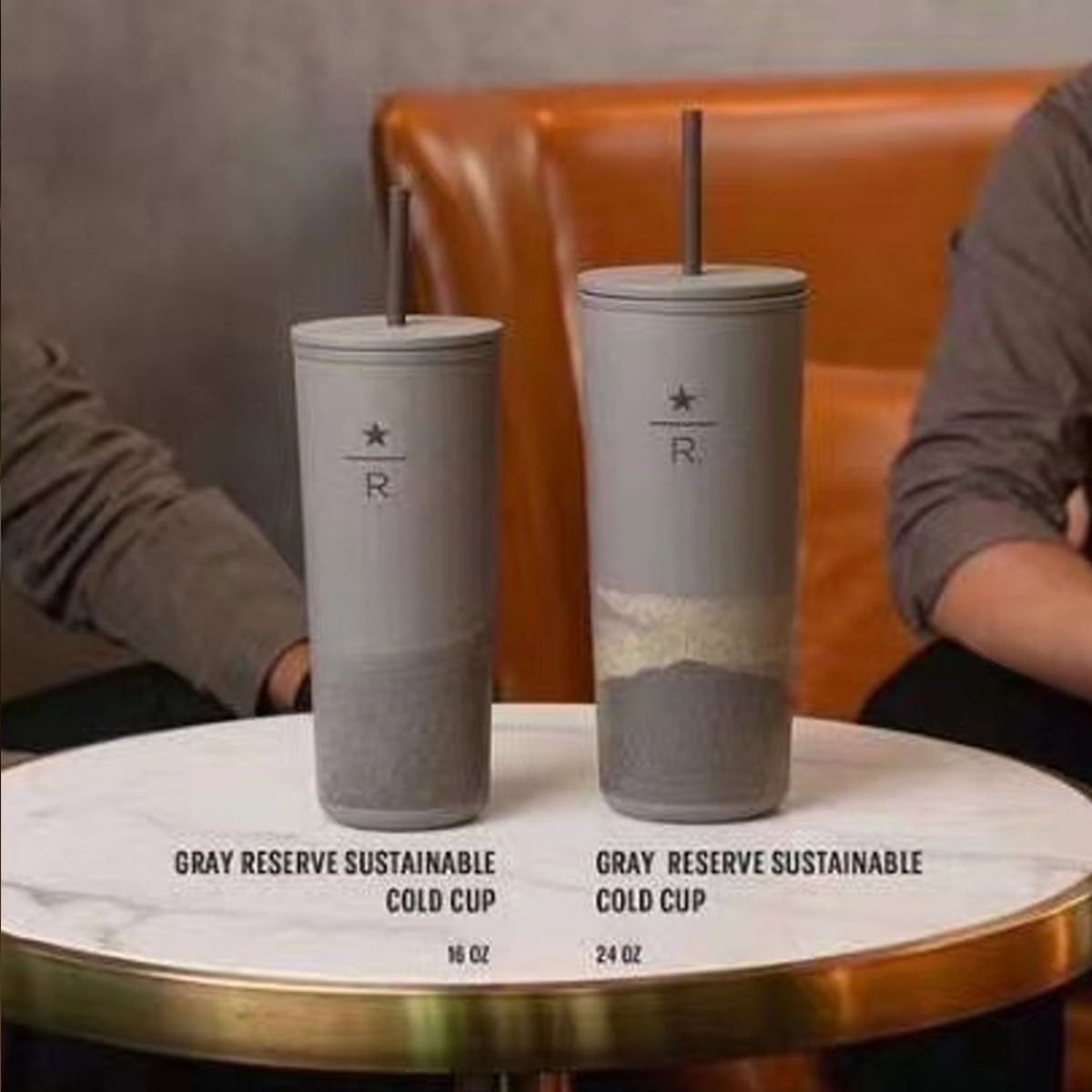 Taiwan 2023 Classic Collection Gray reserve sustainable cold cup 16/24oz Starbucks loveinstarbucks
