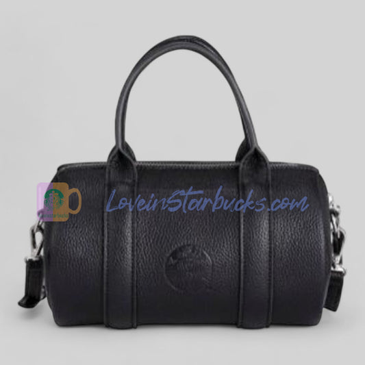 Starbucks Taiwan 2025 Valentine's Day Black leather bag Starbucks loveinstarbucks