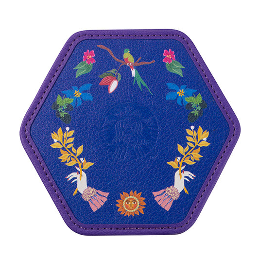 Starbucks Taiwan 2026 Sakura series hexagonal coffee mat