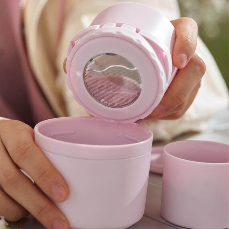 Starbucks China 2024 spring walk series Double lids Sakura stainless steel cup 650ml loveinstarbucks loveinstarbucks