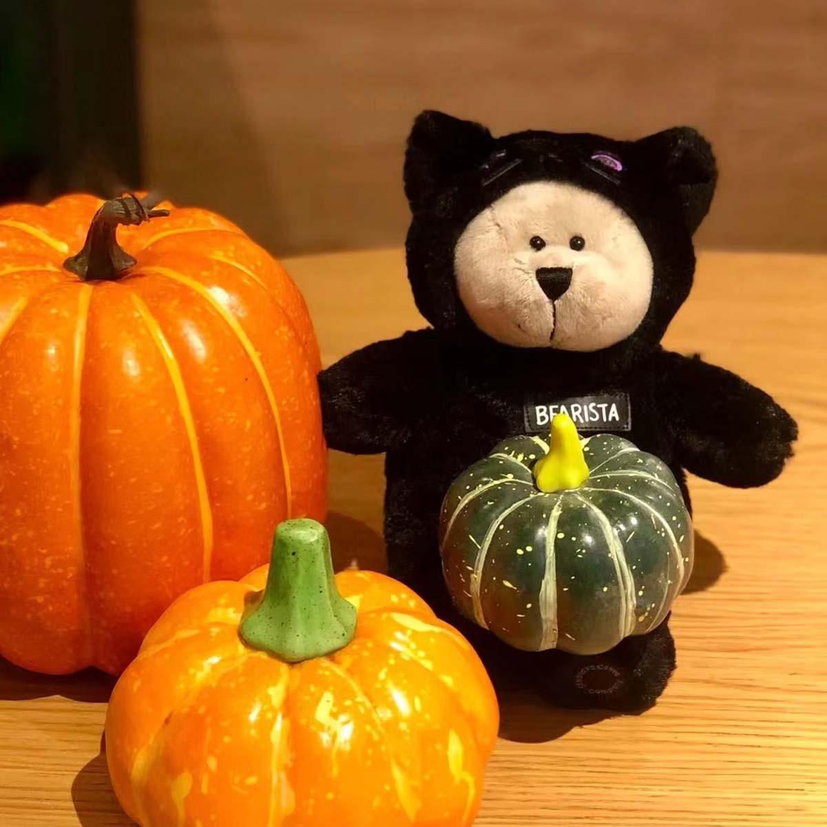 Starbucks China 2021 Halloween Black Cat Bear doll Starbucks loveinstarbucks