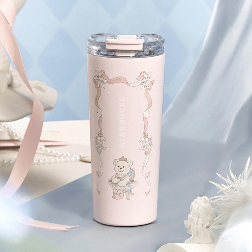 Starbucks China 2024 Princess Afternoon Tea Series Stainless steel double drinking cup 680ml Starbucks loveinstarbucks