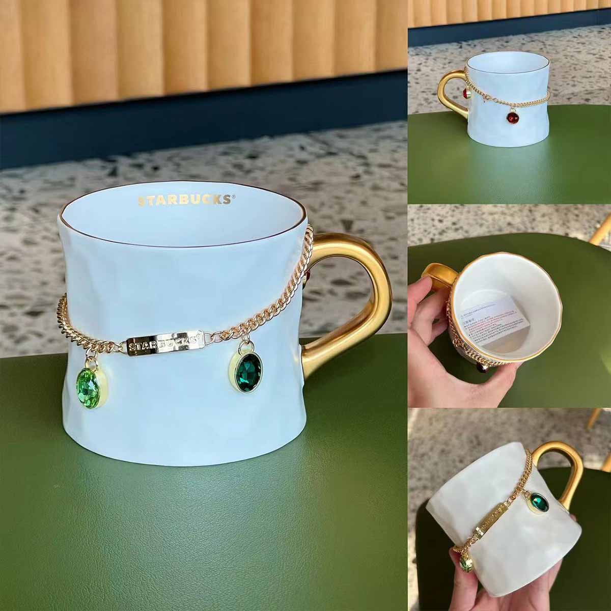 Starbucks Tumblers China 2023 Coffee Treasure series Sparkling gemstone shaped mug 340ml loveinstarbucks loveinstarbucks