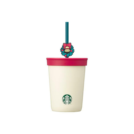 Starbucks Korea 2023 Christmas 2nd series- 20# White straw cup loveinstarbucks loveinstarbucks