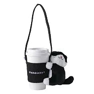 Starbucks Taiwan 2026 Summer Season1 Series black and white cat cup holder