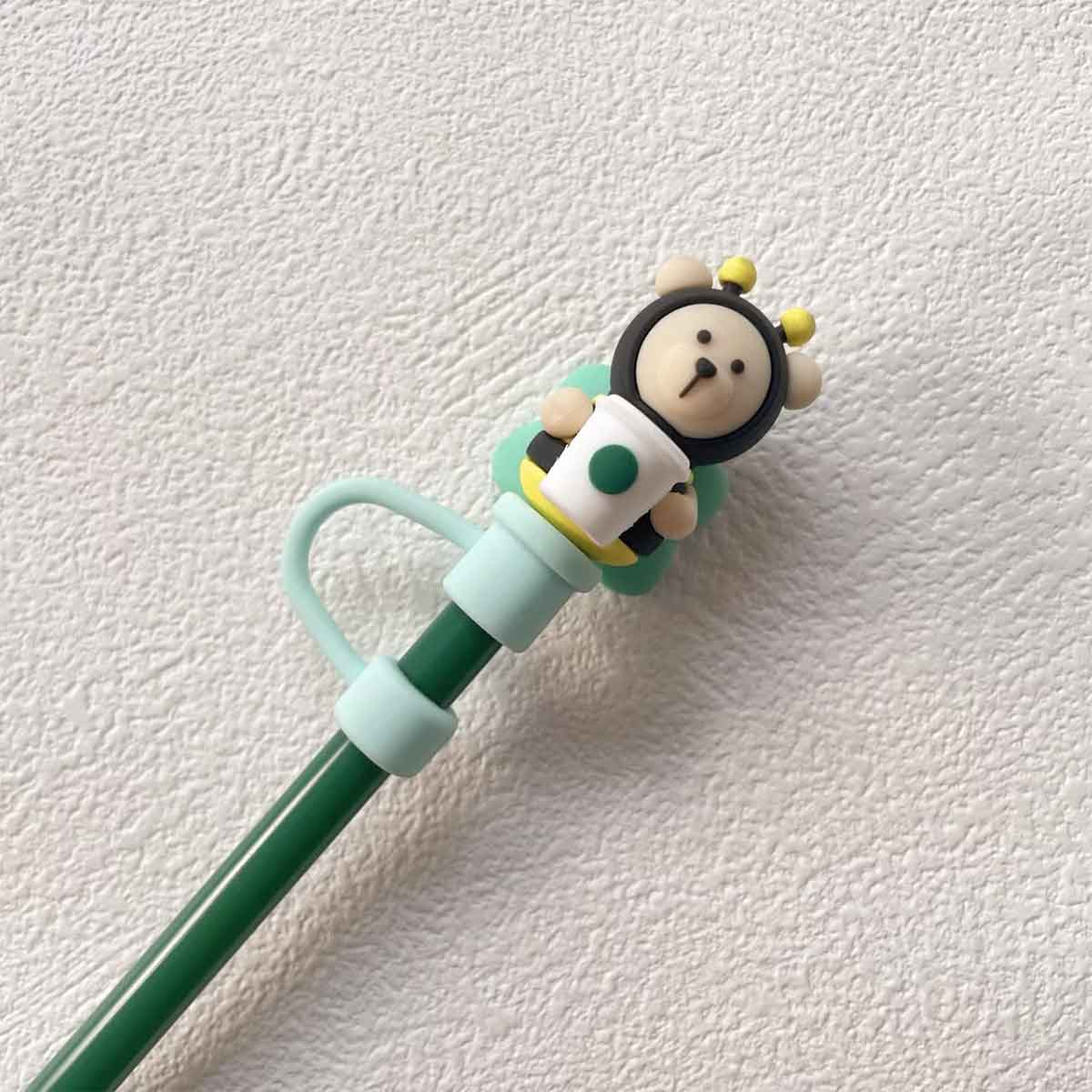 Not Starbucks product, Bee bear Topper, ONLY topper ,DONOT include Straw , DONOT sell alone loveinstarbucks loveinstarbucks