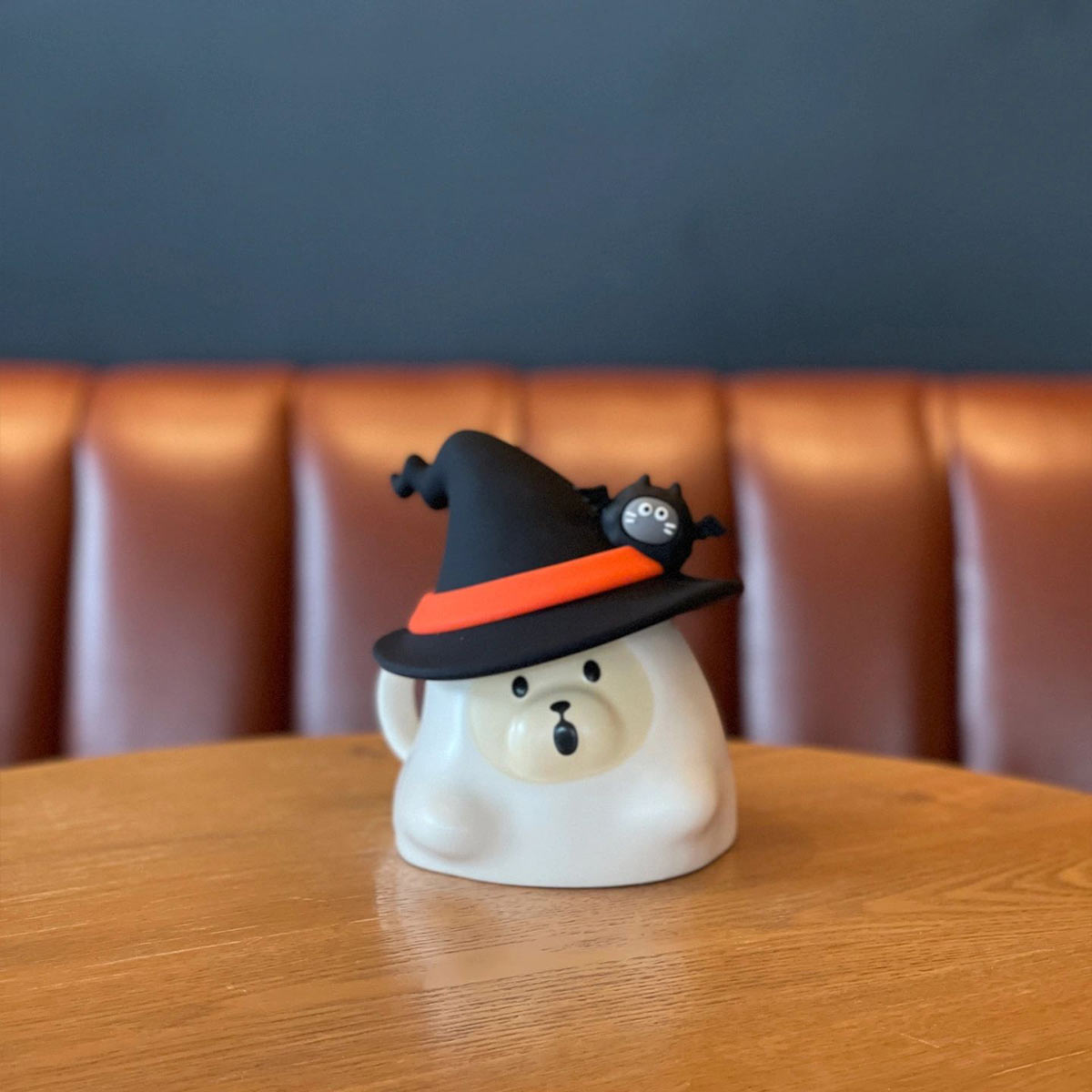 Starbucks China 2023 Halloween Cool Black series Cross dressing bear store manager ceramic mug 400ml Starbucks loveinstarbucks