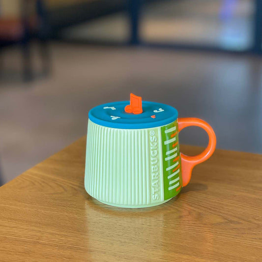 Starbucks China 2023 Music Carnival Series Piano mug with lid 410ml Starbucks loveinstarbucks