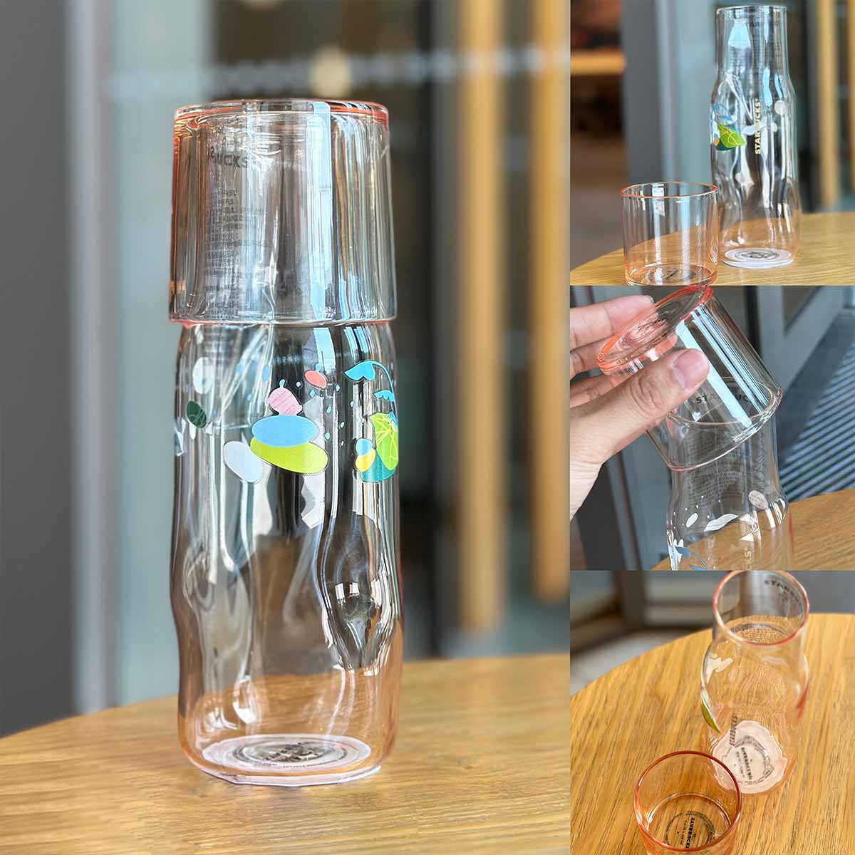 Starbucks tumbler China 2023 Natural series Glass jug 473ml and cup 148ml set Starbucks loveinstarbucks