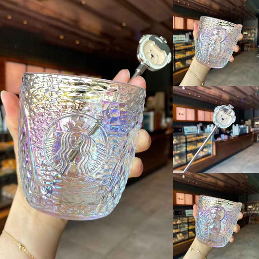 Starbucks China 2021 Environmentalism Aerospace Bear glass 330ml Starbucks loveinstarbucks