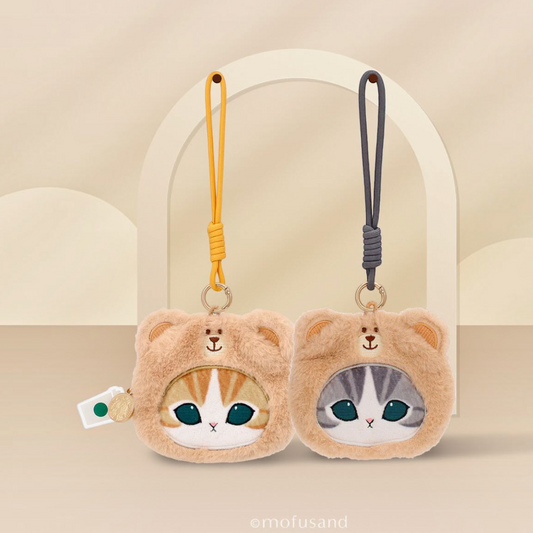 Starbucks Singapore 2026 MOFUSAND series Cat plush with Lanyard