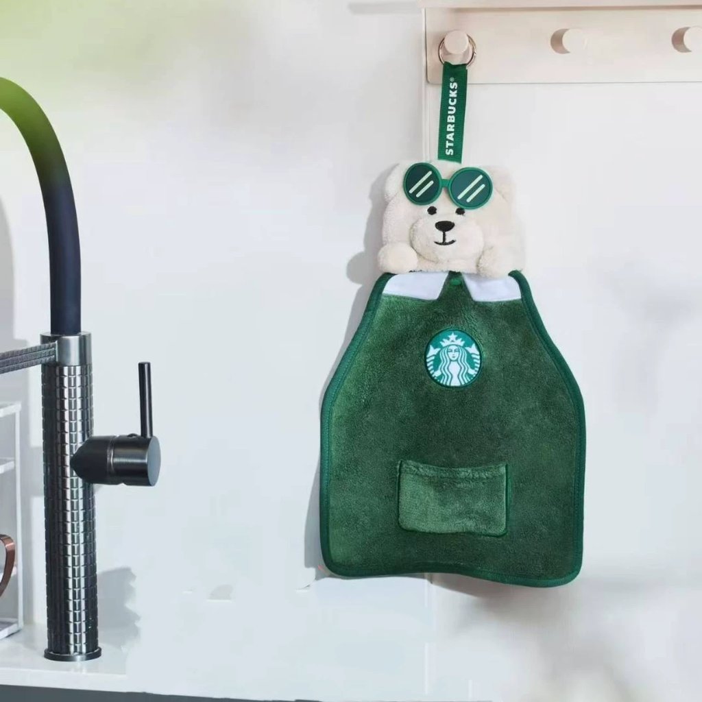 Starbucks China 2026 Plush Hand Towel with Lanyard