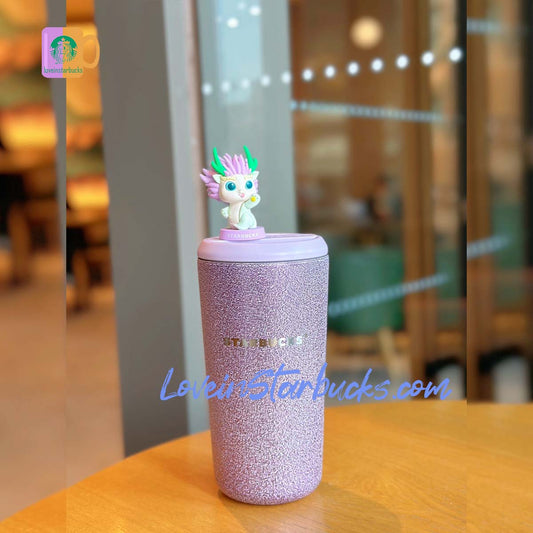 Starbucks China 2024 Dragon new year Magnetic Lid Stainless Steel Cup loveinstarbucks loveinstarbucks