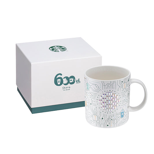 Starbucks Taiwan 2026 year 600 Stores Series mug 473ml
