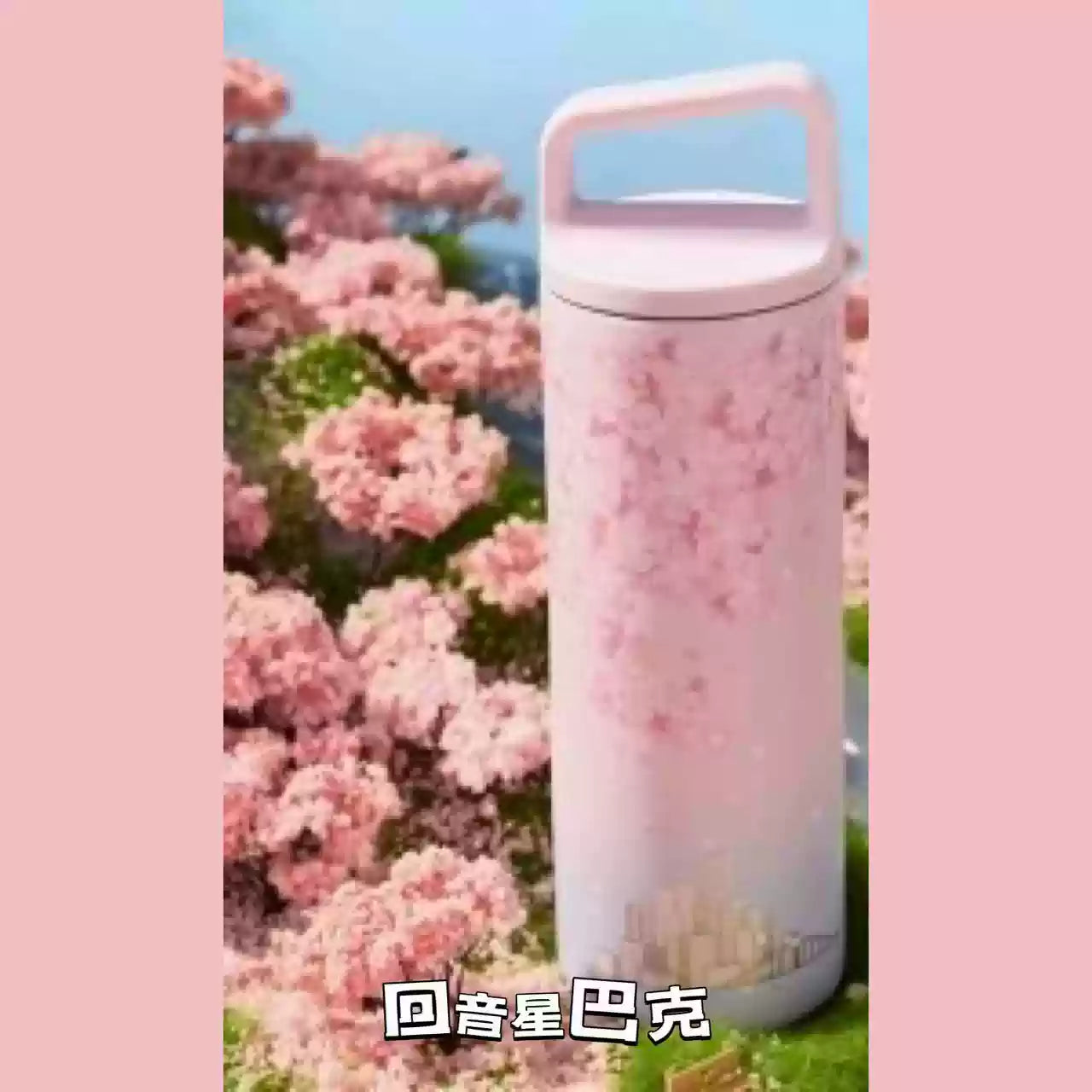 Starbucks China 2025 Sakura Series Miir Stainless Steel Insulation Cup 473ml 16.65oz