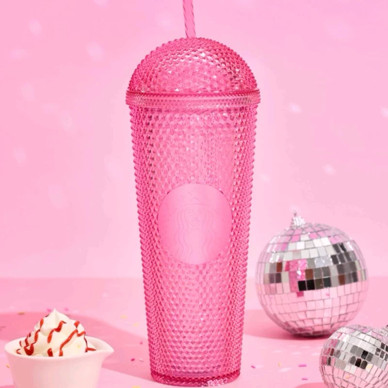 Starbucks China 2025 Summer Frappuccino Party Series Plastic Straw Cup 765ml 26.92oz