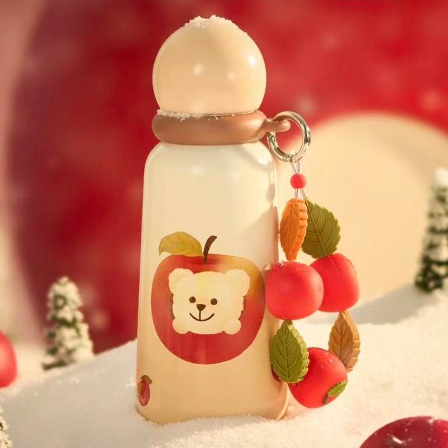 Starbucks China 2025 Sweetheart Party Collection stainless steel tumbler coming with chain 380ml 13.37oz