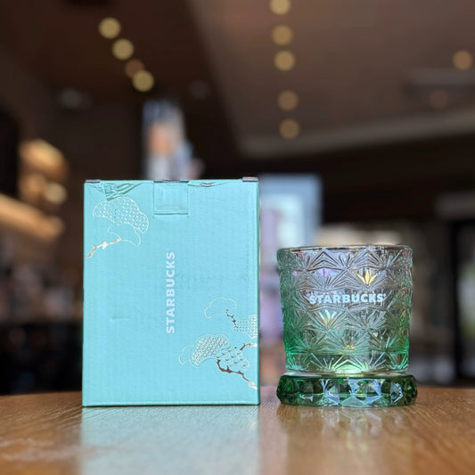 Starbucks China 2026 Lucky New Year Series 325ml green rotating glass
