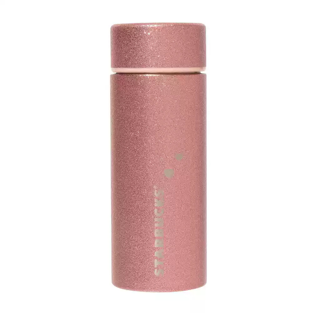Starbucks Japan 2025 Valentine's Day Pink Glitter Thermos Cup 355ml Starbucks loveinstarbucks
