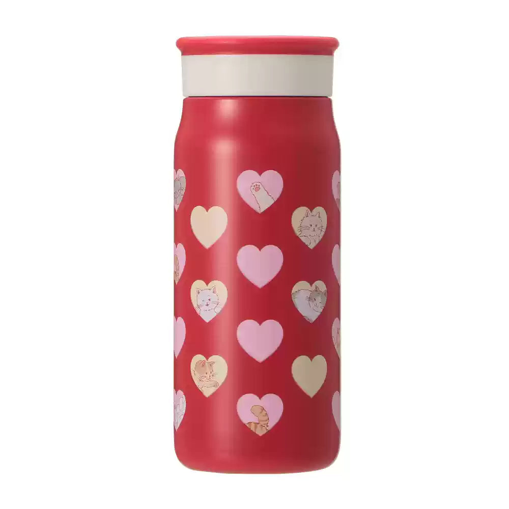 Starbucks Japan 2025 Valentine's Day Red Love Thermos Cup 355ml Starbucks loveinstarbucks