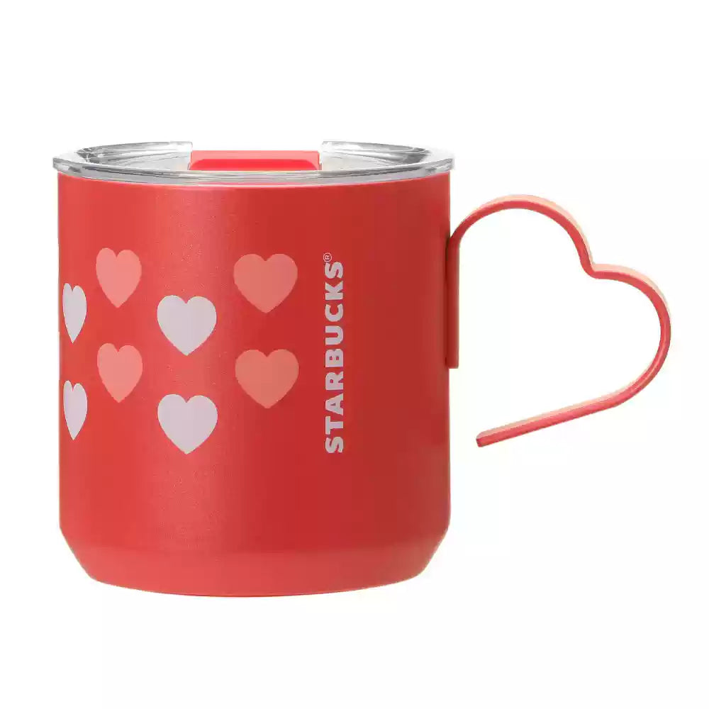 Starbucks Japan 2025 Valentine's Day Red Stainless Steel Mug 355ml Starbucks loveinstarbucks