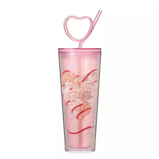 Starbucks Japan 2025 Valentine's Day Straw Cup 710ml Starbucks loveinstarbucks