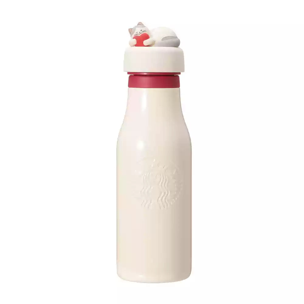 Starbucks Japan 2025 Valentine's Day White Milk Warm Cup 473ml Starbucks loveinstarbucks