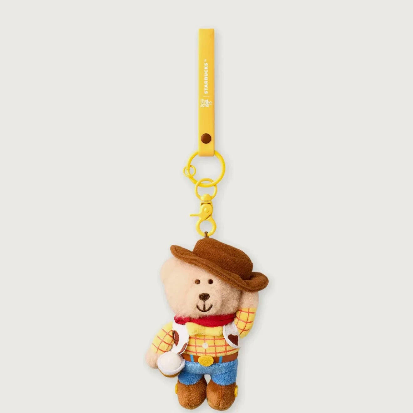 Starbucks Korea 2026 x Toy Story co-brand series denim keychain