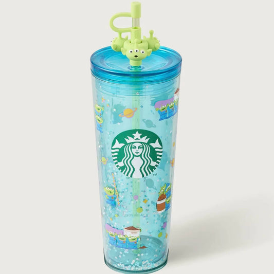 Starbucks Korea 2026 x Toy Story co-brand series green plastic straw cup 710ml