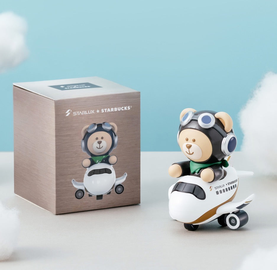 Starbucks Taiwan 2026 Bearista Pilot Ornament