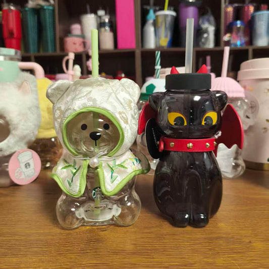 Starbucks 2026 two Bearista glass