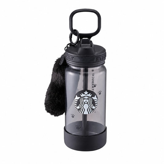 Starbucks Taiwan 2026 Halloween Series 18oz Black Cat Tail Cold Water Bottle 532ml