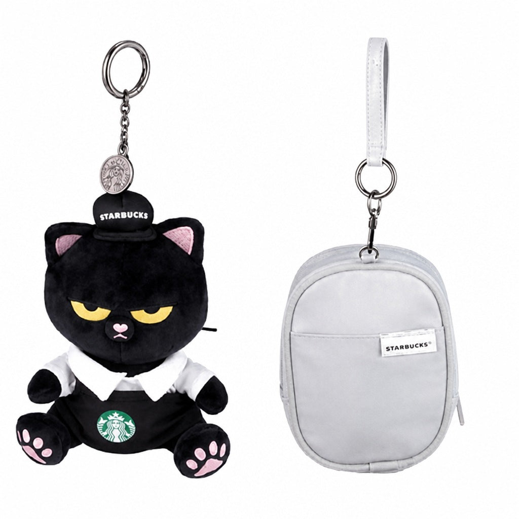 Starbucks Taiwan 2026 Halloween Series Black Apron Black Cat Charm Set