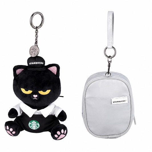 Starbucks Taiwan 2026 Halloween Series Black Apron Black Cat Charm Set