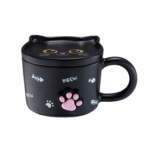 Starbucks Taiwan 2026 Halloween Series Night Eyes Black Cat Glow-in-the-Dark Mug Set 355ml 12.49oz