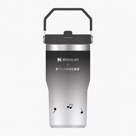 Starbucks Taiwan 2026 Halloween Series STANLEY Musical Note Stainless Steel Straw Tumbler 591ml 20.8oz
