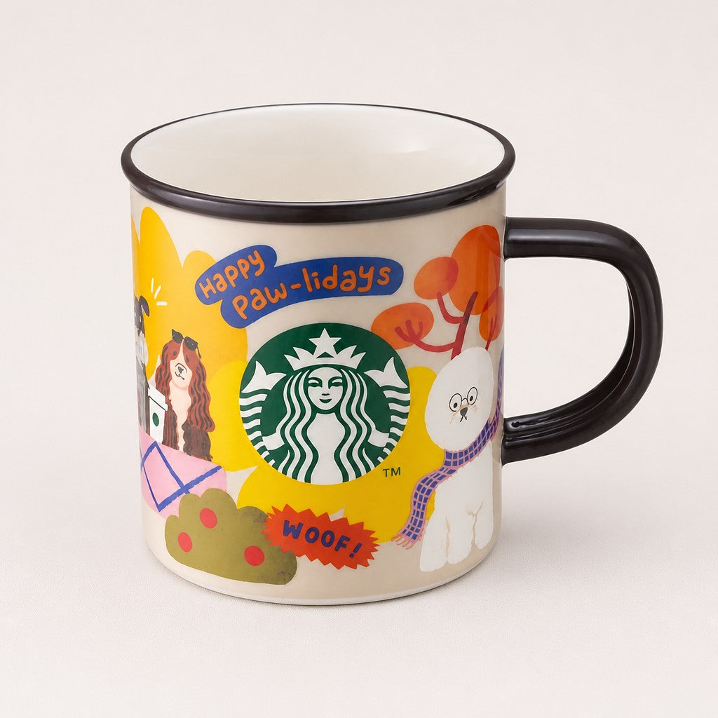 Starbucks Taiwan 2026 Halloween Series Woof LOHAS Mug 414ml 14.57oz