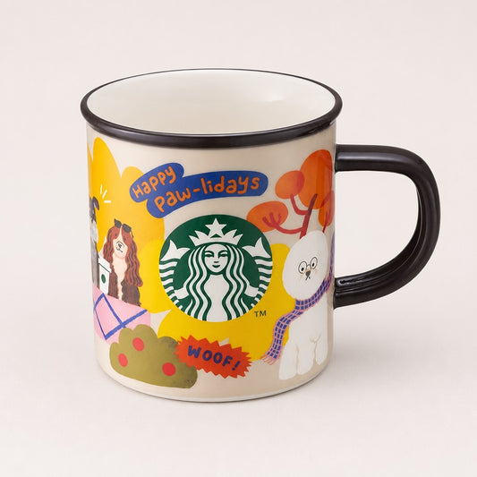 Starbucks Taiwan 2026 Halloween Series Woof LOHAS Mug 414ml 14.57oz