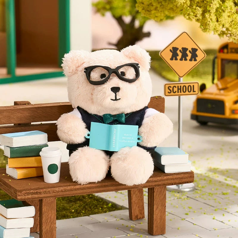 Starbucks China 2025 Academic Bear Bearista Pendant keychain